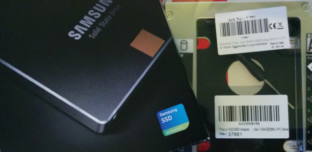 SSD und HDD Caddy